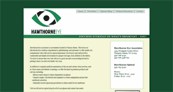 Desktop Screenshot of hawthorneeyeassociates.com