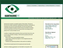 Tablet Screenshot of hawthorneeyeassociates.com